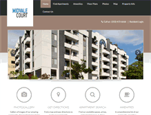 Tablet Screenshot of midvalecourt.com